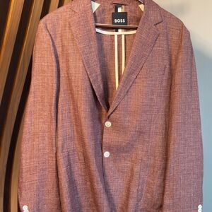 Boss Textured Sport Coat Tailored Fit